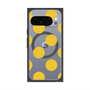 プレミアムスクエアケース with Pixelsnap［ シンプルドット - Yellow ］