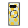 プレミアムスクエアケース with Pixelsnap［ シンプルドット - Yellow ］