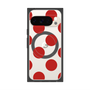 プレミアムスクエアケース with Pixelsnap［ シンプルドット - Red ］