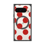 プレミアムスクエアケース with Pixelsnap［ シンプルドット - Red ］
