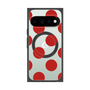 プレミアムスクエアケース with Pixelsnap［ シンプルドット - Red ］