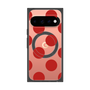 プレミアムスクエアケース with Pixelsnap［ シンプルドット - Red ］