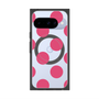 プレミアムスクエアケース with Pixelsnap［ シンプルドット - Pink ］