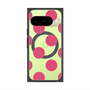 プレミアムスクエアケース with Pixelsnap［ シンプルドット - Pink ］