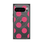 プレミアムスクエアケース with Pixelsnap［ シンプルドット - Pink ］