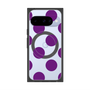 プレミアムスクエアケース with Pixelsnap［ シンプルドット - Purple ］