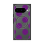 プレミアムスクエアケース with Pixelsnap［ シンプルドット - Purple ］