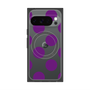 プレミアムスクエアケース with Pixelsnap［ シンプルドット - Purple ］