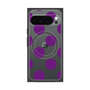 プレミアムスクエアケース with Pixelsnap［ シンプルドット - Purple ］