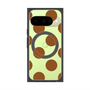 プレミアムスクエアケース with Pixelsnap［ シンプルドット - Brown ］