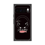 プレミアムスクエアケース with Pixelsnap［ 食いしん坊なねこ - Black ］