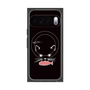 プレミアムスクエアケース with Pixelsnap［ 食いしん坊なねこ - Black ］
