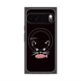 プレミアムスクエアケース with Pixelsnap［ 食いしん坊なねこ - Black ］