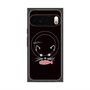 プレミアムスクエアケース with Pixelsnap［ 食いしん坊なねこ - Black ］