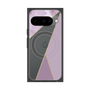 プレミアムスクエアケース with Pixelsnap［ マーブルトライアングルパレット - Purple ］