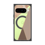 プレミアムスクエアケース with Pixelsnap［ マーブルトライアングルパレット - Brown ］