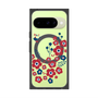 プレミアムスクエアケース with Pixelsnap［ 北欧フラワーバード ］