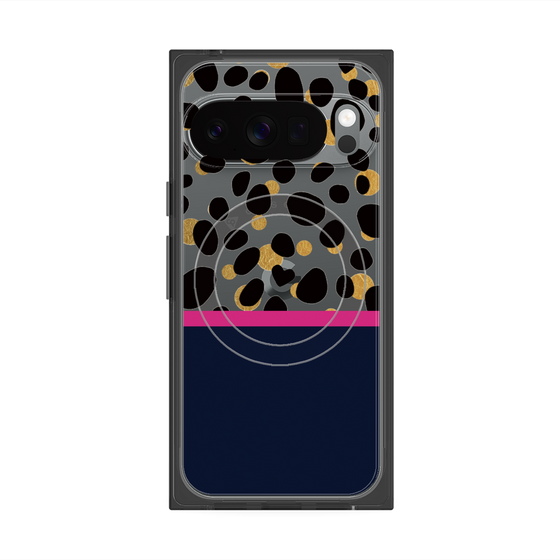 プレミアムスクエアケース with Pixelsnap［ ツインダルメシアンライン ］