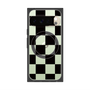 プレミアムスクエアケース with Pixelsnap［ 市松模様 - Black ］