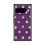 プレミアムスクエアケース with Pixelsnap［ 水彩ドット・レトロカラー - Purple ］