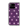 プレミアムスクエアケース with Pixelsnap［ 水彩ドット・レトロカラー - Purple ］