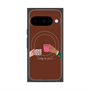 プレミアムスクエアケース with Pixelsnap［ Teatime - Brown ］