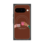 プレミアムスクエアケース with Pixelsnap［ Teatime - Brown ］