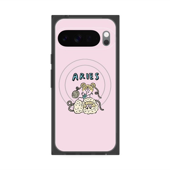 プレミアムスクエアケース with Pixelsnap［ Aries ］