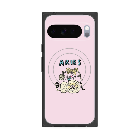 プレミアムスクエアケース with Pixelsnap［ Aries ］