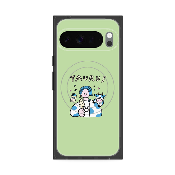 プレミアムスクエアケース with Pixelsnap［ Taurus ］