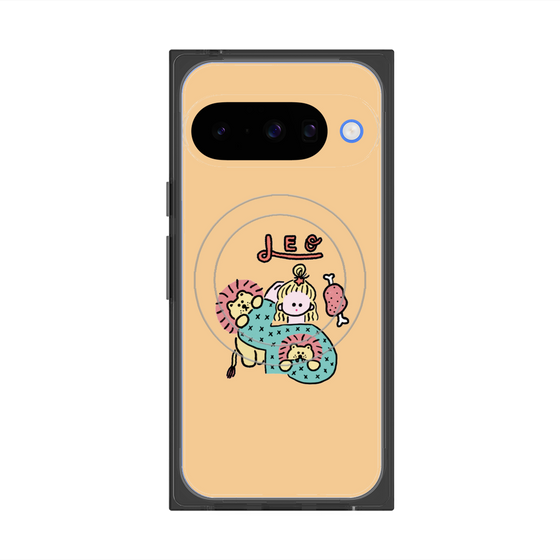 プレミアムスクエアケース with Pixelsnap［ Leo ］