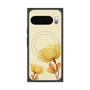 プレミアムスクエアケース with Pixelsnap［ Natural Flower - Yellow ］