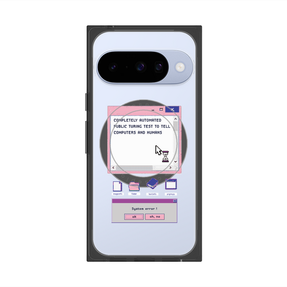 プレミアムスクエアケース with Pixelsnap［ System error! ］