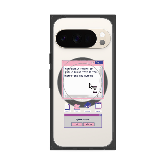 プレミアムスクエアケース with Pixelsnap［ System error! ］