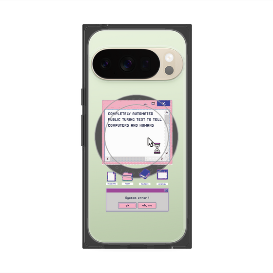 プレミアムスクエアケース with Pixelsnap［ System error! ］