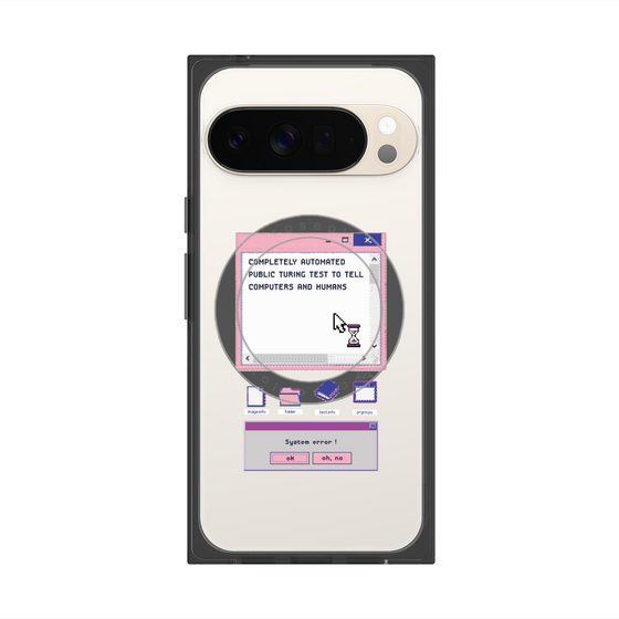 プレミアムスクエアケース with Pixelsnap［ System error! ］