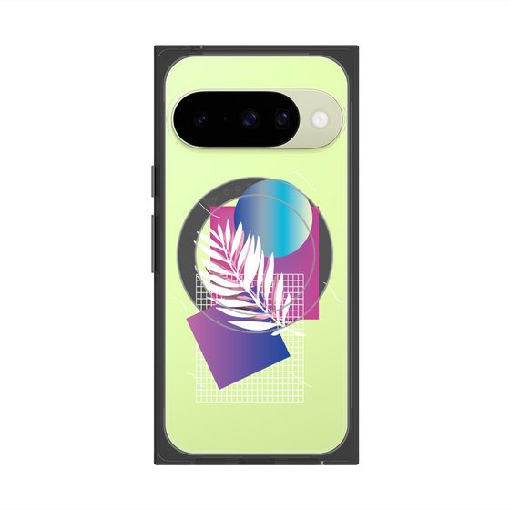 プレミアムスクエアケース with Pixelsnap［ Botanical ］