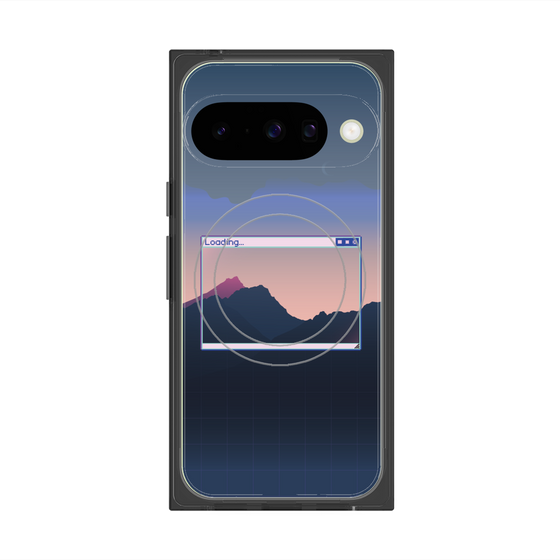 プレミアムスクエアケース with Pixelsnap［ Mountain ］