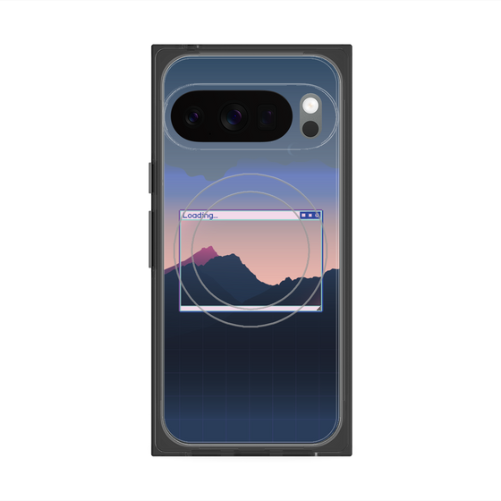 プレミアムスクエアケース with Pixelsnap［ Mountain ］