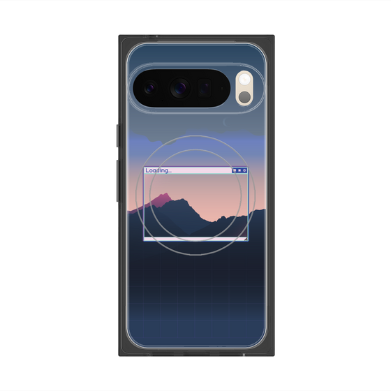 プレミアムスクエアケース with Pixelsnap［ Mountain ］