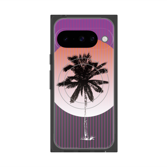 プレミアムスクエアケース with Pixelsnap［ Palm Tree ］
