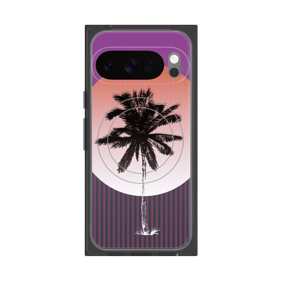 プレミアムスクエアケース with Pixelsnap［ Palm Tree ］