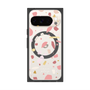 プレミアムスクエアケース with Pixelsnap［ Pink pieces ］