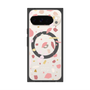プレミアムスクエアケース with Pixelsnap［ Pink pieces ］