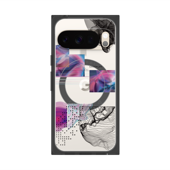 プレミアムスクエアケース with Pixelsnap［ evil ］