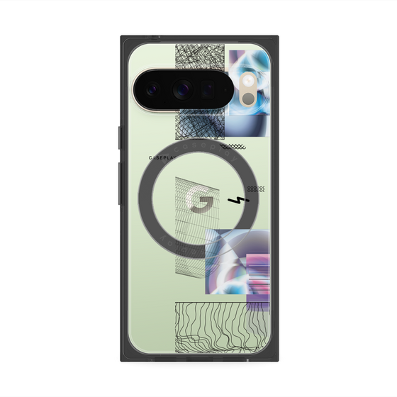プレミアムスクエアケース with Pixelsnap［ sad ］