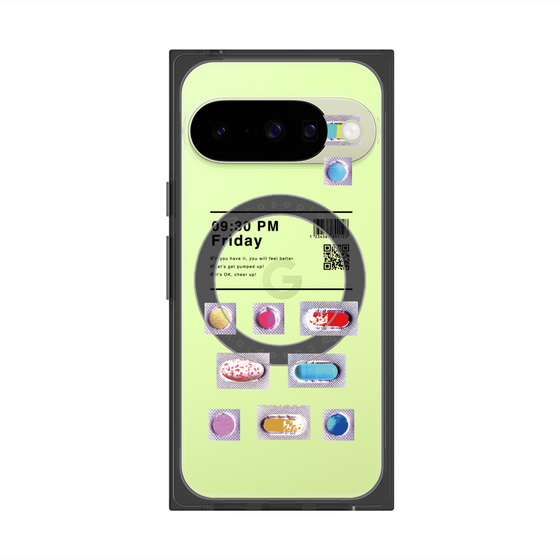 プレミアムスクエアケース with Pixelsnap［ 09:30 PM Friday ］
