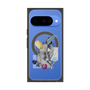 プレミアムスクエアケース with Pixelsnap［ Cool and languid Dull blue ］