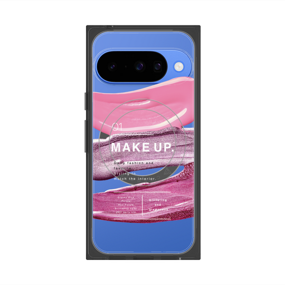 プレミアムスクエアケース with Pixelsnap［ Glossy-B ］