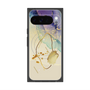プレミアムスクエアケース with Pixelsnap［ Marble Nuance Painting Purple ］